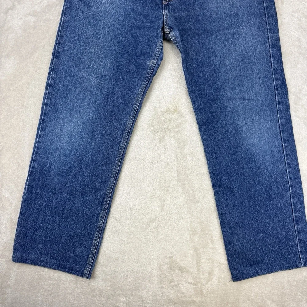 Vintage 1998 Levi's 607 Orange‎ Tab Jeans Mens 34x29 Japan Market Straight Leg